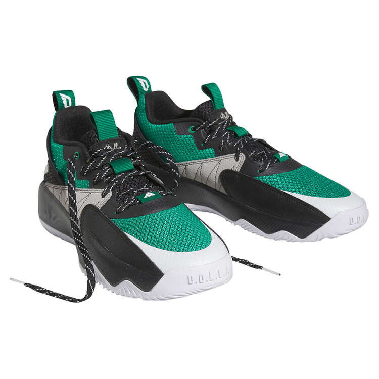 adidas Dame Certified Basketball Shoes, Green/Black, rebel_hi-res