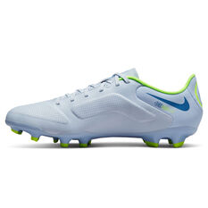 Nike Tiempo Legend 9 Academy Football Boots, Grey/Blue, rebel_hi-res