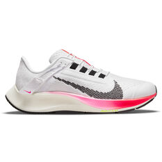 Nike Air Zoom Pegasus FlyEase 38 Womens Running Shoes White/Black US 6, White/Black, rebel_hi-res