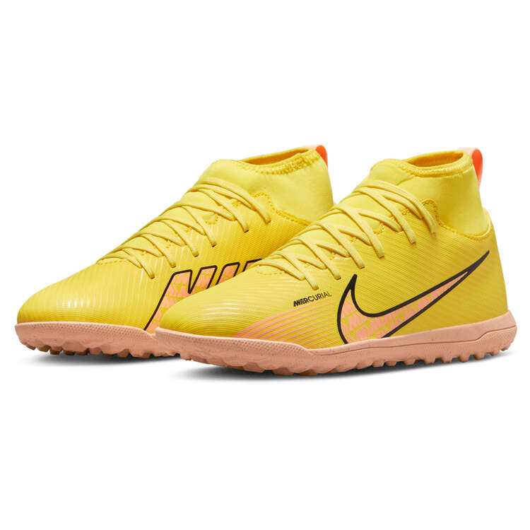Nike Mercurial Superfly 9 Club Kids Touch and Turf Boots Yellow/Orange US 1, Yellow/Orange, rebel_hi-res