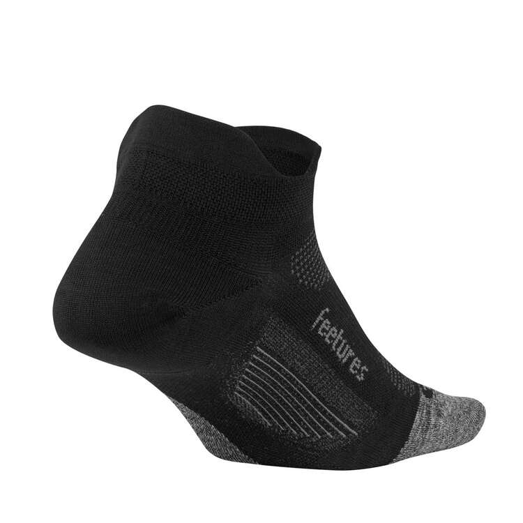 Feetures Elite Ultra Light No Show Tab Socks Black S - YTH 1Y-5Y/WMN 4-6.5, Black, rebel_hi-res