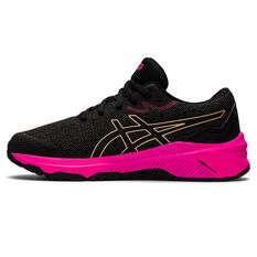 Asics GT 1000 11 GS Kids Running Shoes Black/Pink US 1, Black/Pink, rebel_hi-res