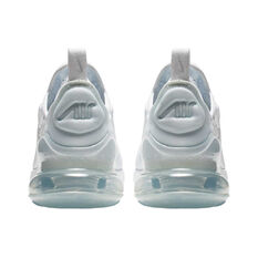 Nike Air Max 270 GS Kids Casual Shoes, White, rebel_hi-res