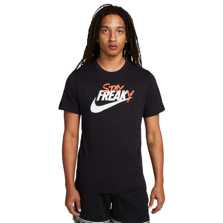 Nike Mens Dri-FIT Giannis Basketball Tee Black M, Black, rebel_hi-res