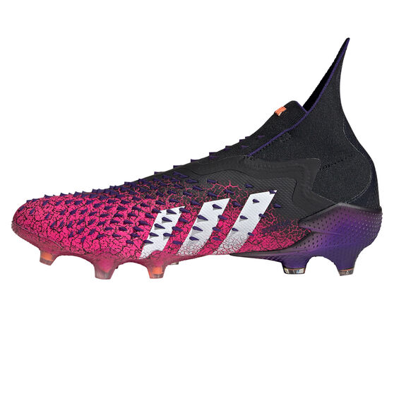 adidas Predator Freak + Football Boots Black US Mens 9 / Womens 10, Black, rebel_hi-res