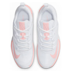NikeCourt Vapor Lite Womens Hard Court Tennis Shoes, White/Teal, rebel_hi-res