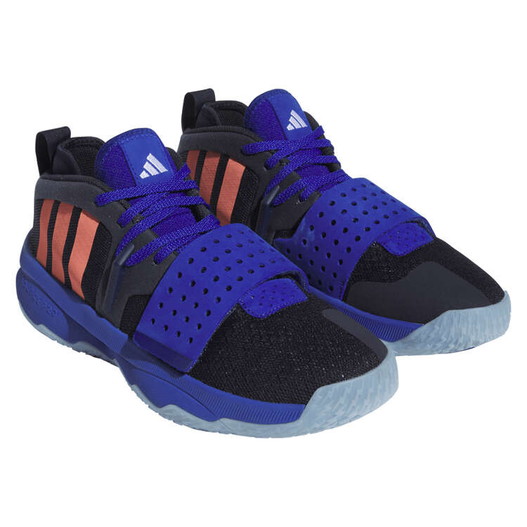 adidas Dame 8 Extply Basketball Shoes, Black/Blue, rebel_hi-res