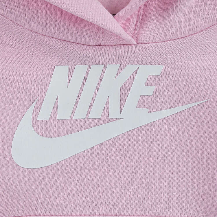 Nike Girls Club Fleece Hoodie, Pink, rebel_hi-res