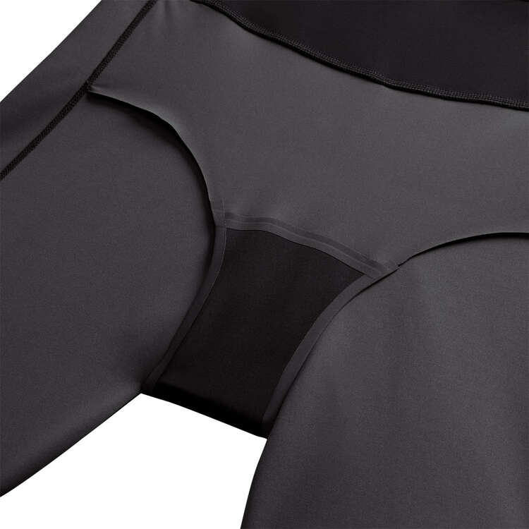 Nike Girls One Leak Protection: Period High-Waisted Biker Shorts Black/Grey XL, Black/Grey, rebel_hi-res