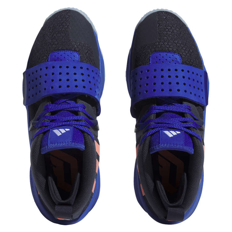 adidas Dame 8 Extply Basketball Shoes, Black/Blue, rebel_hi-res