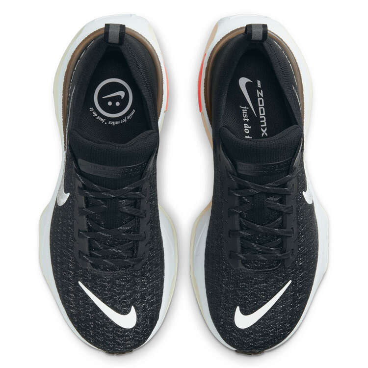 Nike ZoomX Invincible Run Flyknit 3 Womens Running Shoes, Black/Grey, rebel_hi-res