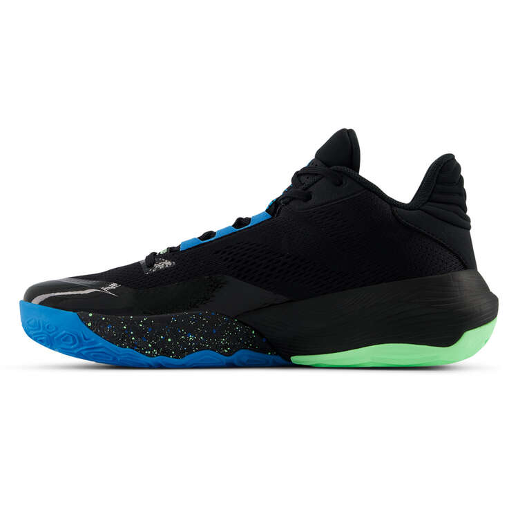 New Balance Two WXY V4 Basketball Shoes Black/Blue US Mens 7 / Womens 8.5, Black/Blue, rebel_hi-res