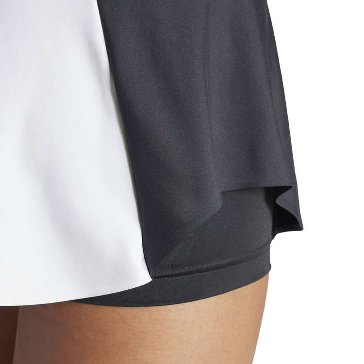 adidas Womens Premium Tennis Skirt, White, rebel_hi-res