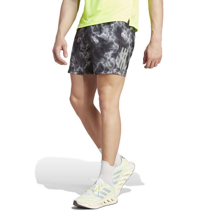 adidas Mens Own the Run All-Over Print Shorts, , rebel_hi-res