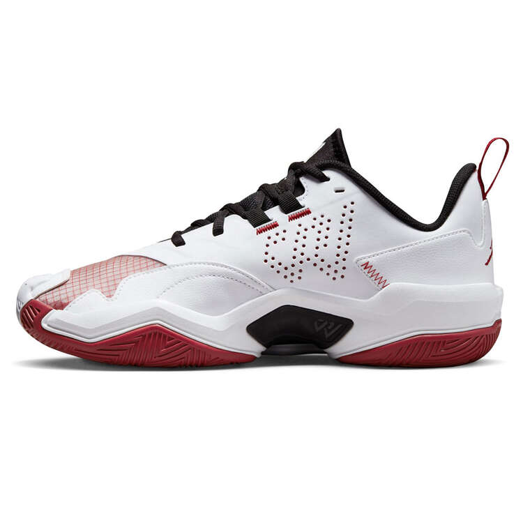Jordan One Take 4 Basketball Shoes White/Red US Mens 7 / Womens 8.5, White/Red, rebel_hi-res