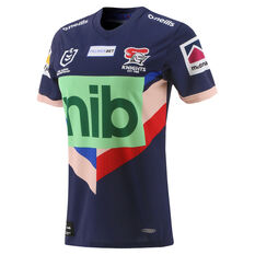 Newcastle Knights 2022 Womens Women In League Jersey, Navy/Red, rebel_hi-res