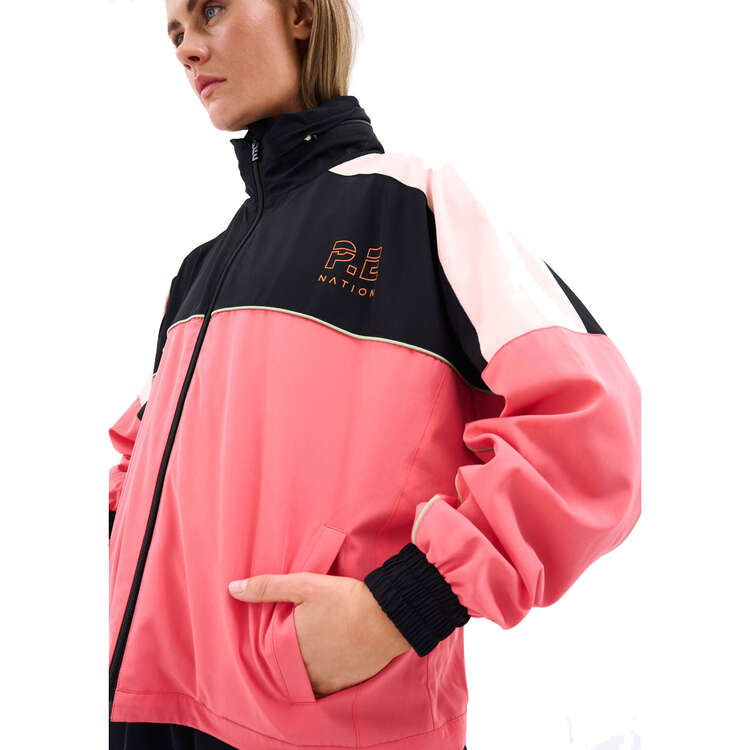 P.E Nation Womens Formation Jacket Pink XS, Pink, rebel_hi-res