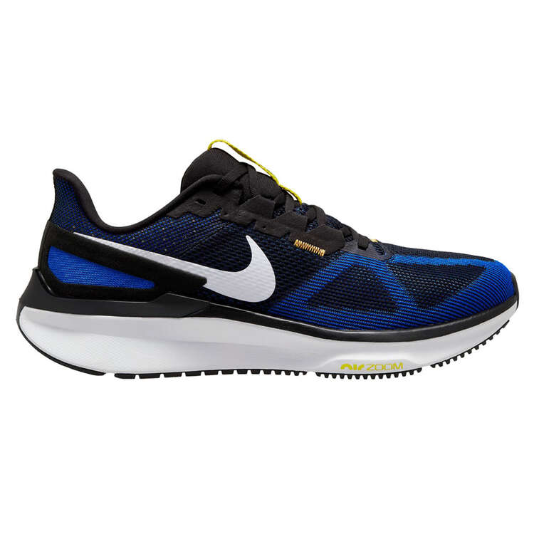 Nike Air Zoom Structure 25 Mens Running Shoes Black/Blue US 7, Black/Blue, rebel_hi-res
