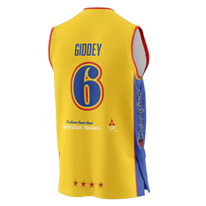 Adelaide 36ers 2020/21 Josh Giddey Authentic Heritage Jersey Yellow S, Yellow, rebel_hi-res