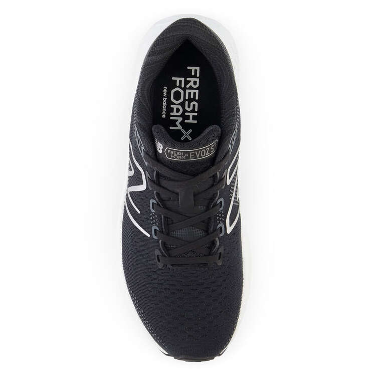 New Balance Fresh Foam X Evoz V3 Womens Running Shoes, Black/White, rebel_hi-res