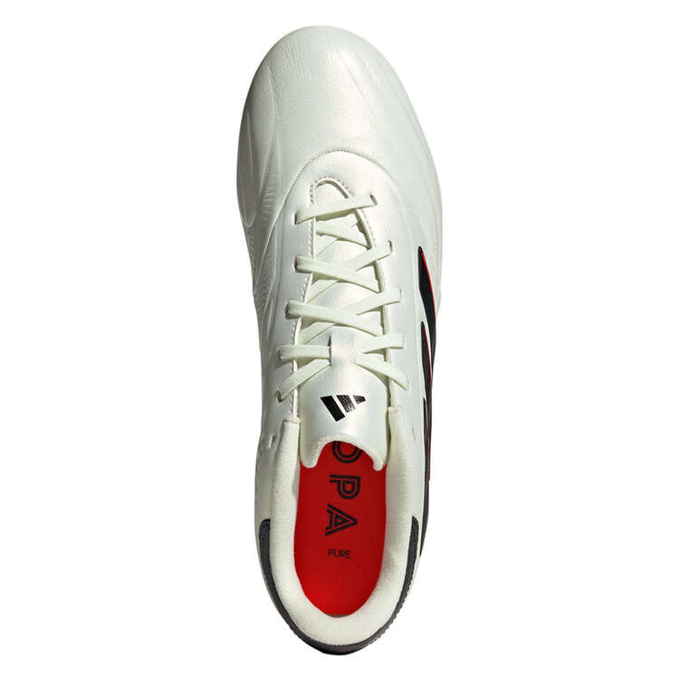adidas Copa Pure 2 League Football Boots, White/Black, rebel_hi-res