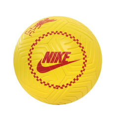 Liverpool FC 2021 Strike Soccer Ball, Yellow/Red, rebel_hi-res
