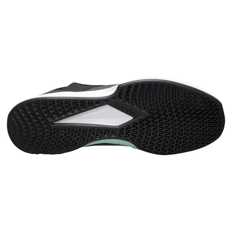 NikeCourt Vapor Lite Mens Hard Court Tennis Shoes Black/Mint US 7, Black/Mint, rebel_hi-res