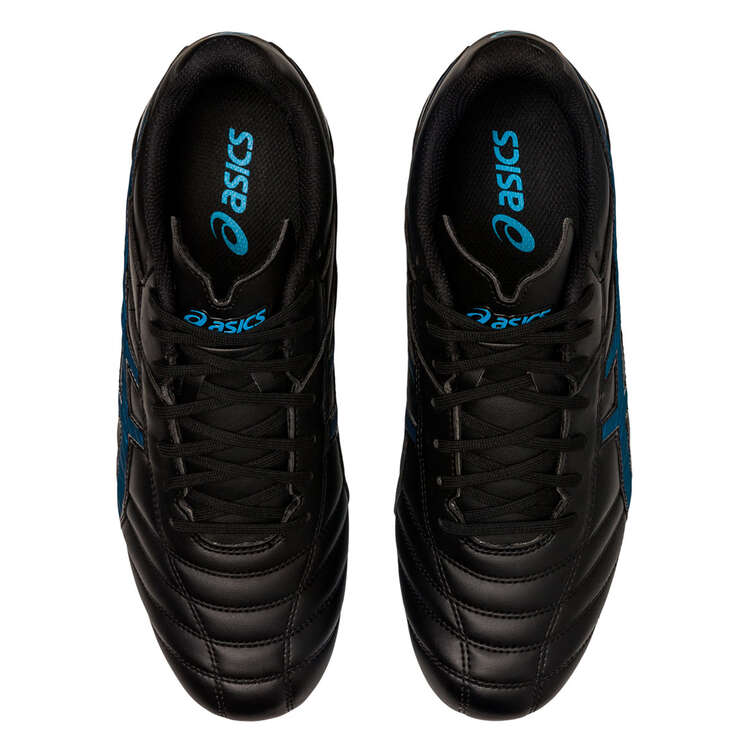 Asics Lethal Speed RS 2 Football Boots Black/Blue US Mens 6 / Womens 7.5, Black/Blue, rebel_hi-res