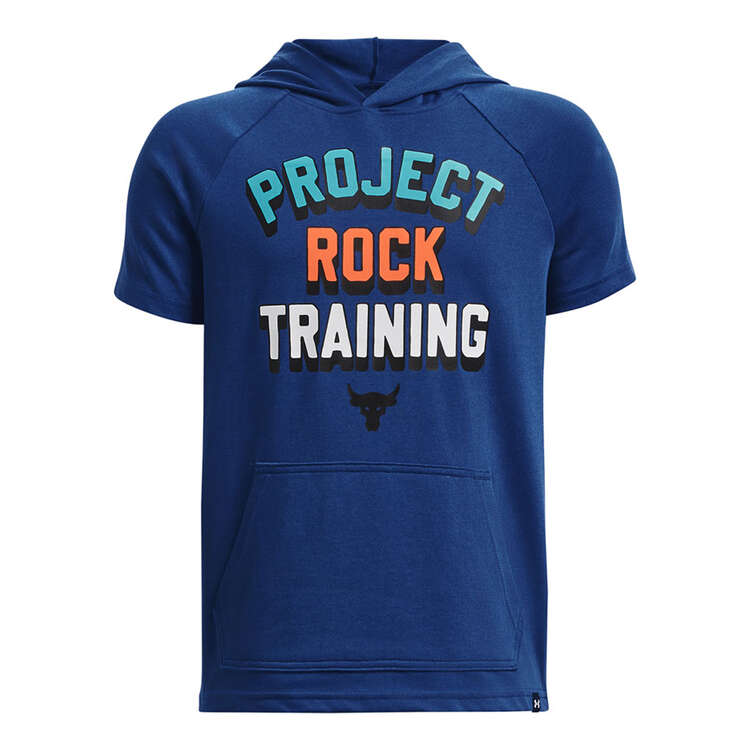 Under Armour Boys Project Rock HC Hoodie, Blue, rebel_hi-res