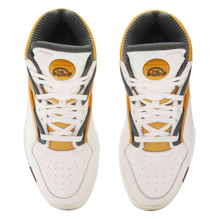 Reebok Pump Omni Zone II Basketball Shoes White/Orange US Mens 7 / Womens 8.5, White/Orange, rebel_hi-res