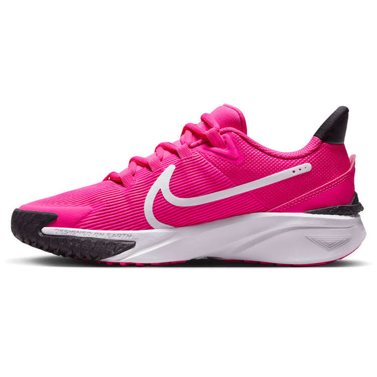Nike Star Runner 4 GS Kids Running Shoes Pink/White US 4, Pink/White, rebel_hi-res