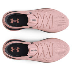 Under Armour Flow Synchronicity Womens Running Shoes, Pink/Grey, rebel_hi-res