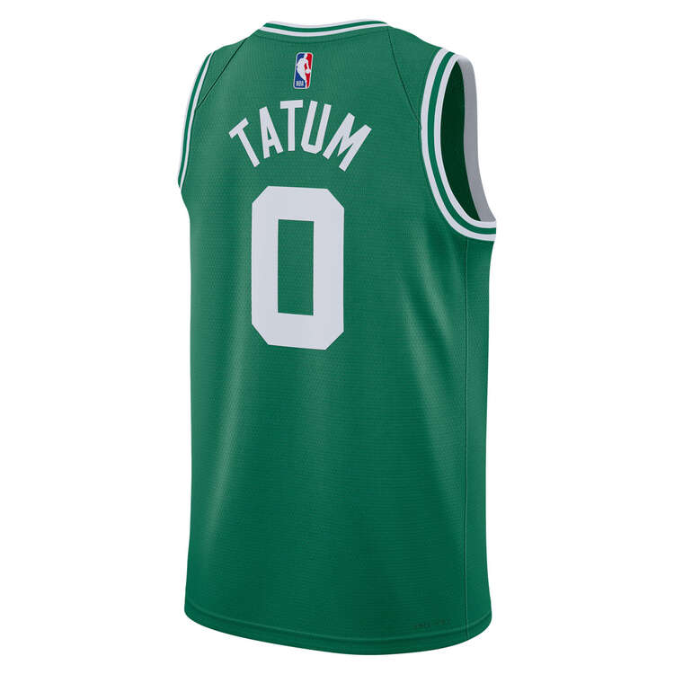 Boston Celtics Jayson Tatum Mens Icon Edition 2023/24 Basketball Jersey, Green, rebel_hi-res