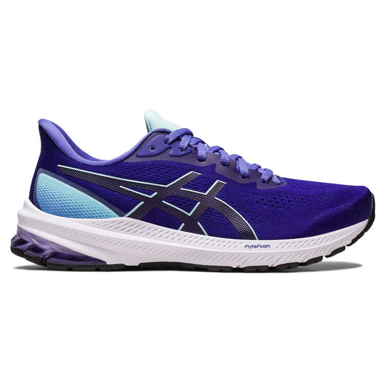 Asics GT 1000 12 Womens Running Shoes Purple/Blue US 6, Purple/Blue, rebel_hi-res