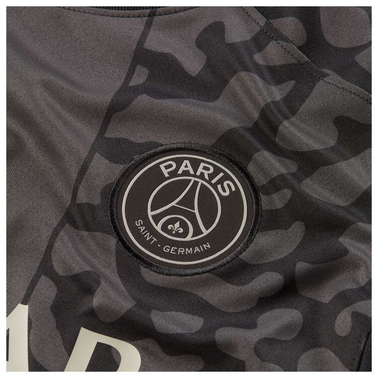 Nike Youth Paris Saint-Germain 2023/24 Stadium 3rd Jersey Black S, Black, rebel_hi-res
