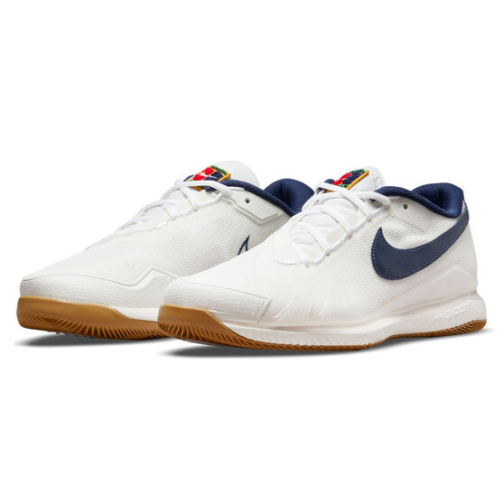 NikeCourt Air Zoom Vapor Pro Hardcourt Mens Tennis Shoes White/Blue US 7, White/Blue, rebel_hi-res