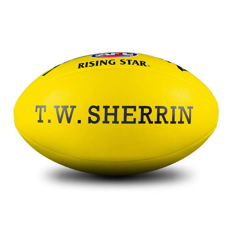 Sherrin Rising Star Australian Rules Leather Ball 4, , rebel_hi-res