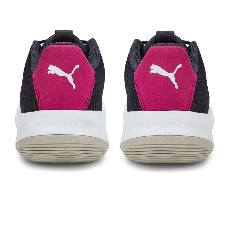 Puma Accelerate CT Nitro Pro Womens Netball Shoes, White/Blue, rebel_hi-res