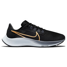 Nike Air Zoom Pegasus 38 Womens Running Shoes Black/Gold US 6, Black/Gold, rebel_hi-res