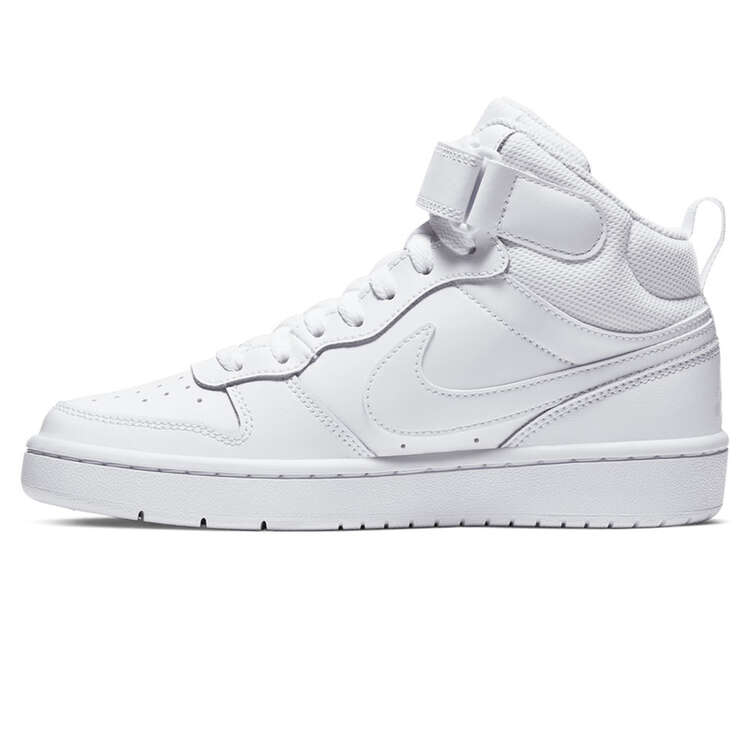 Nike Court Borough Mid 2 GS Kids Casual Shoes, White, rebel_hi-res