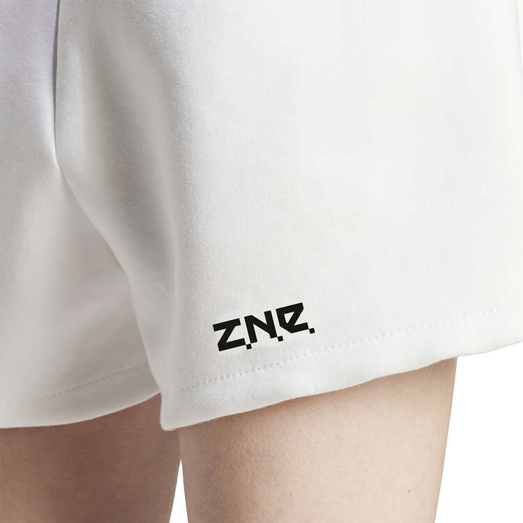 adidas Womens Z.N.E. Shorts, White, rebel_hi-res