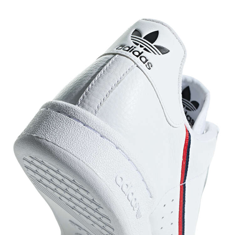 adidas Originals Continental 80 Casual Shoes, White/Red, rebel_hi-res