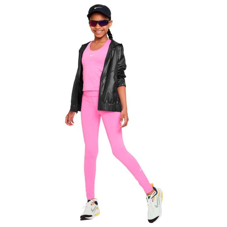 Nike Girls Dri-FIT One Leggings, Pink, rebel_hi-res