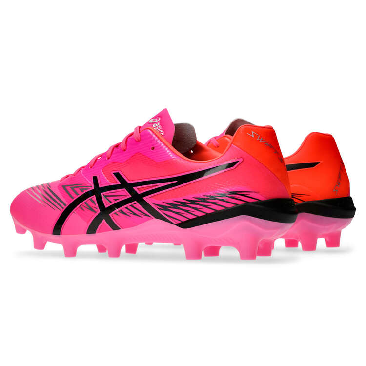 Asics Swift Strike Football Boots, Pink/Black, rebel_hi-res
