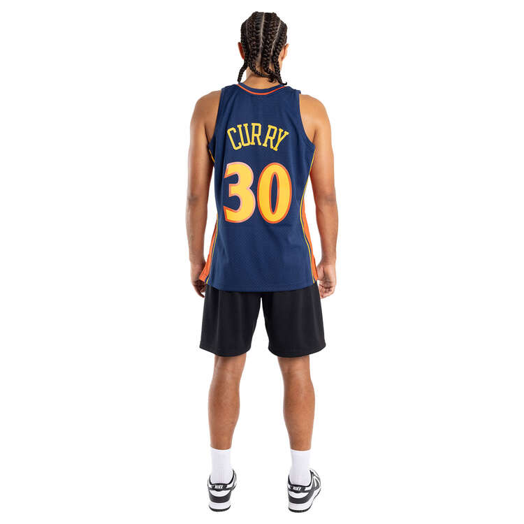 Golden State Warriors Steph Curry 09 Mens Home Jersey Navy S, Navy, rebel_hi-res