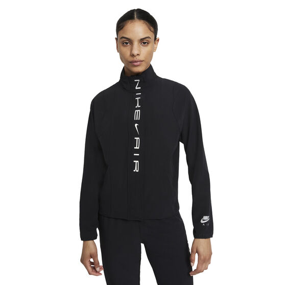 Nike Air Womens Dri-FIT Running Jacket Black XS, Black, rebel_hi-res