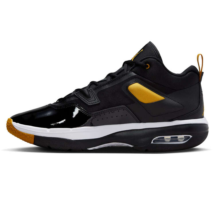 Jordan Stay Loyal 3 Basketball Shoes, Black/Yellow, rebel_hi-res