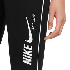 Nike One Womens Dri-FIT 7/8 Tights, Black, rebel_hi-res