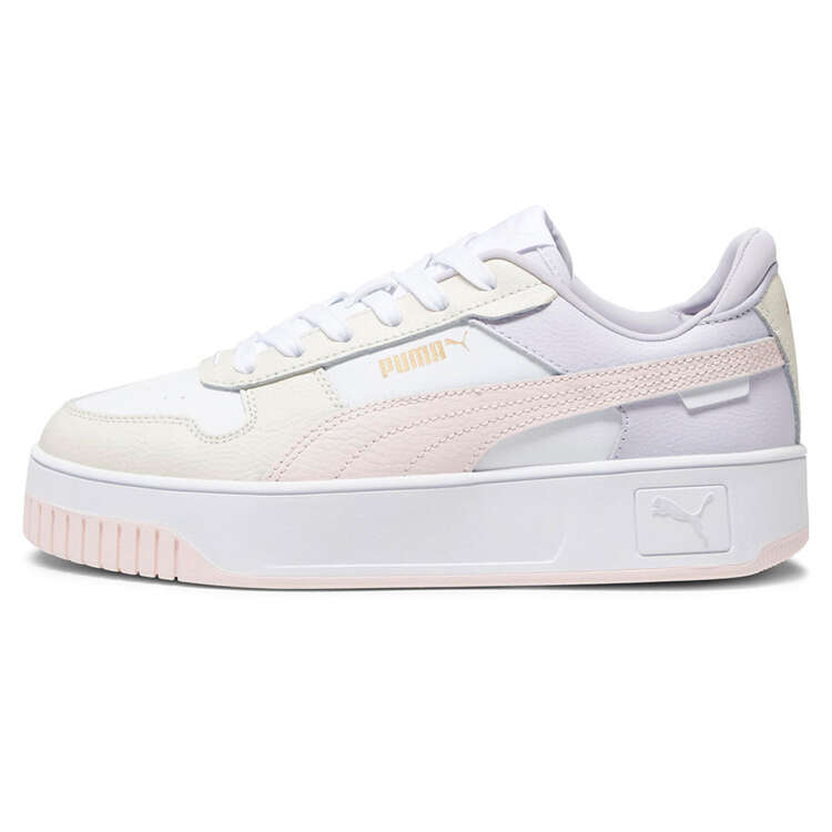 Puma Carina Street Womens Casual Shoes White/Pink US 6, White/Pink, rebel_hi-res