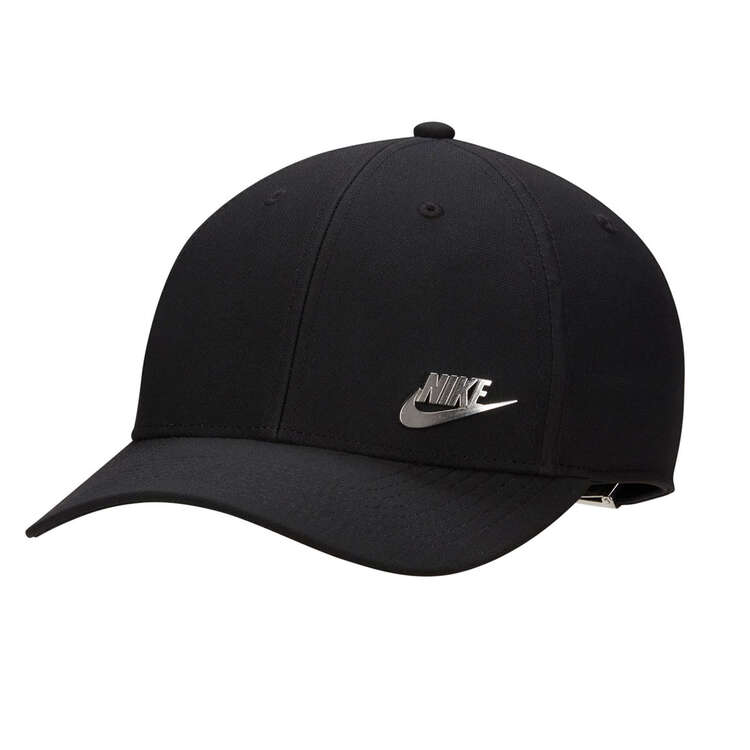 Nike Dri-FIT Club Metal Logo Cap Black M/L, Black, rebel_hi-res